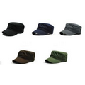 Flat-Top 100% Cotton Promotional Hat w/Custom Logo